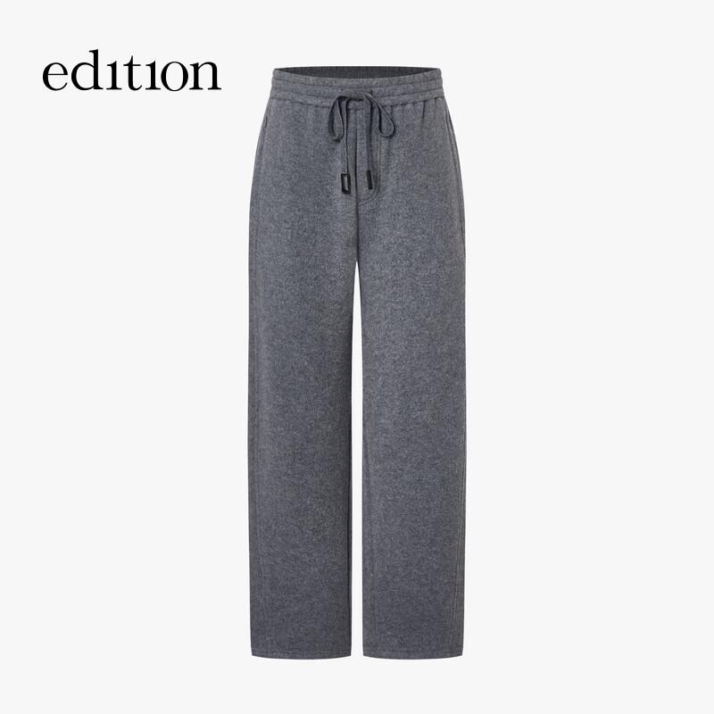 editionE+ Lifestyle Series 2025 Winter Wool Blend Casual Sport Sweatpants
