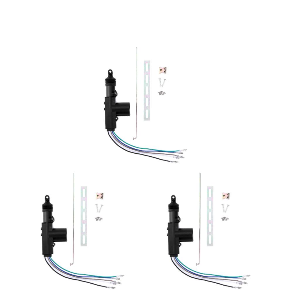 2/5 Wire Universal Car Electric Remote Central Door Lock Actuator Auto 12V Heavy-Duty Power Locking System Single Gun Type Kit