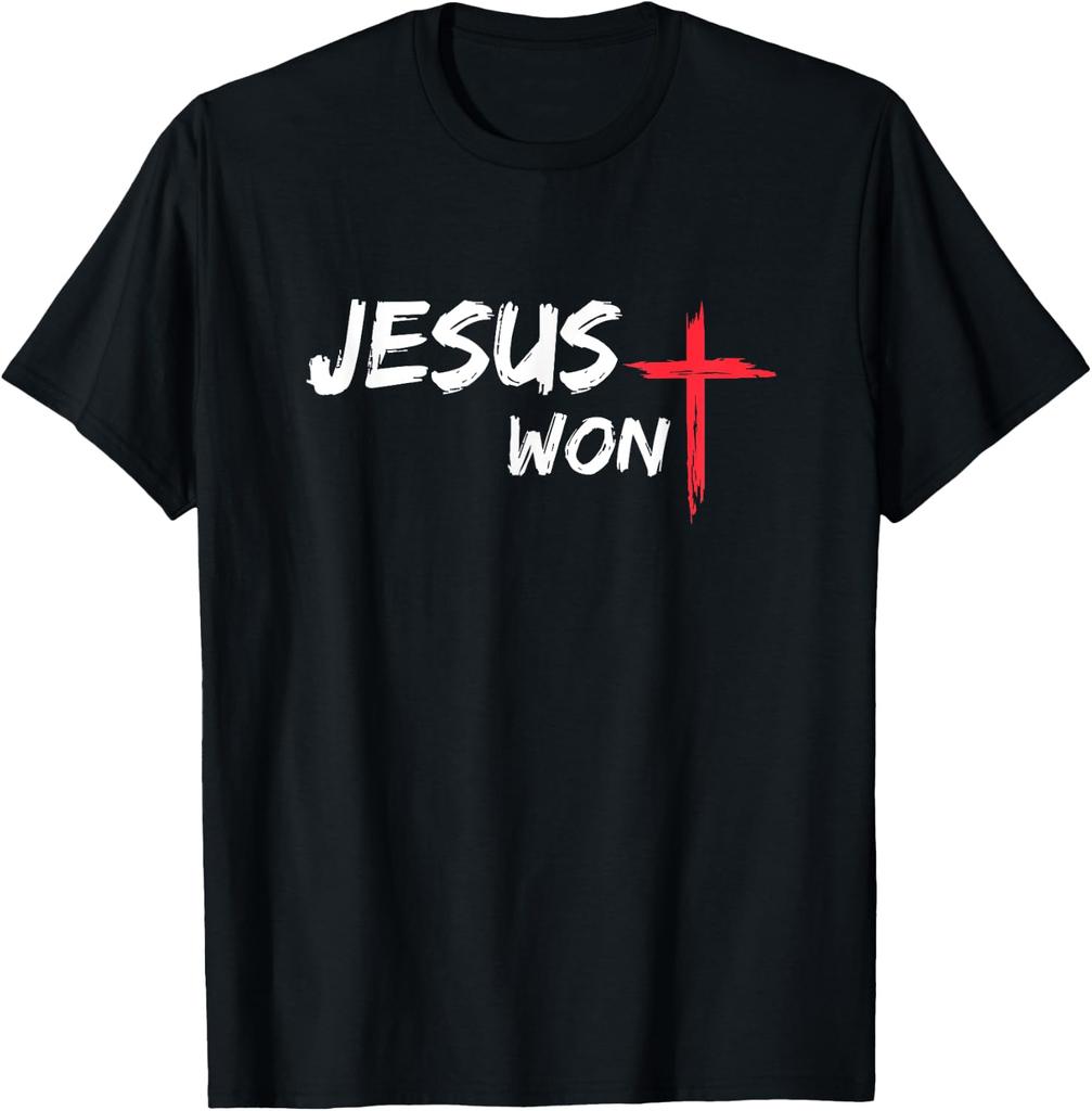 Jesus Won Christian Religious Faith T-Shirt