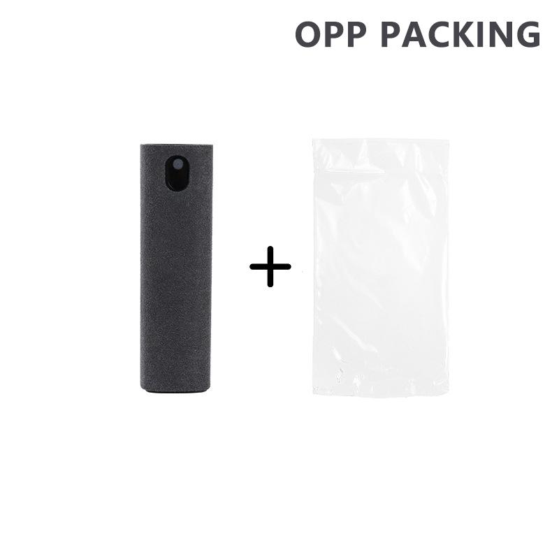 Přenosný 2 v 1 čistič obrazovky telefonu, rozprašovací láhev, nástroj na čištění obrazovky, měkký hadřík na leštění telefonu/PC, čištění skla