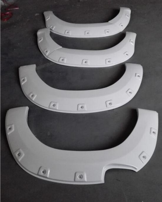 DUKE4WD Fender Flares for HILUX REVO: Injection Molded PP, ABS Blister, Modified for REVO Pickup.