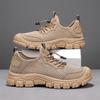 Fashion Outdoor Breathable Mens Casual Shoes Comfortable Summer Beach Shoes Business Soft Mesh Shoes Sandals Leisure Walk Male Sneaker