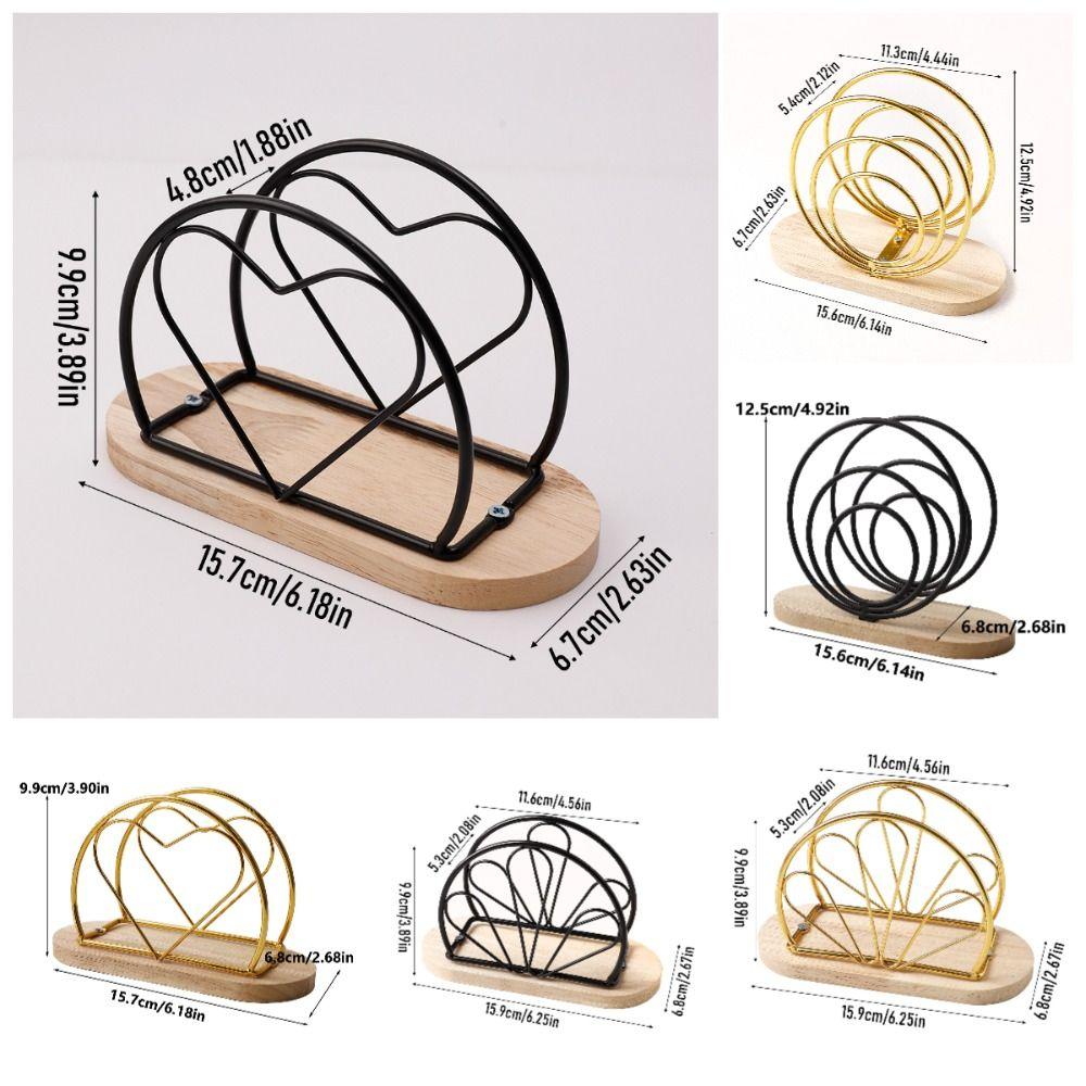 Nordic Style Tissue Storage Rack Space-Saving Paper Towel Container Vertical Napkin Dispenser  Home