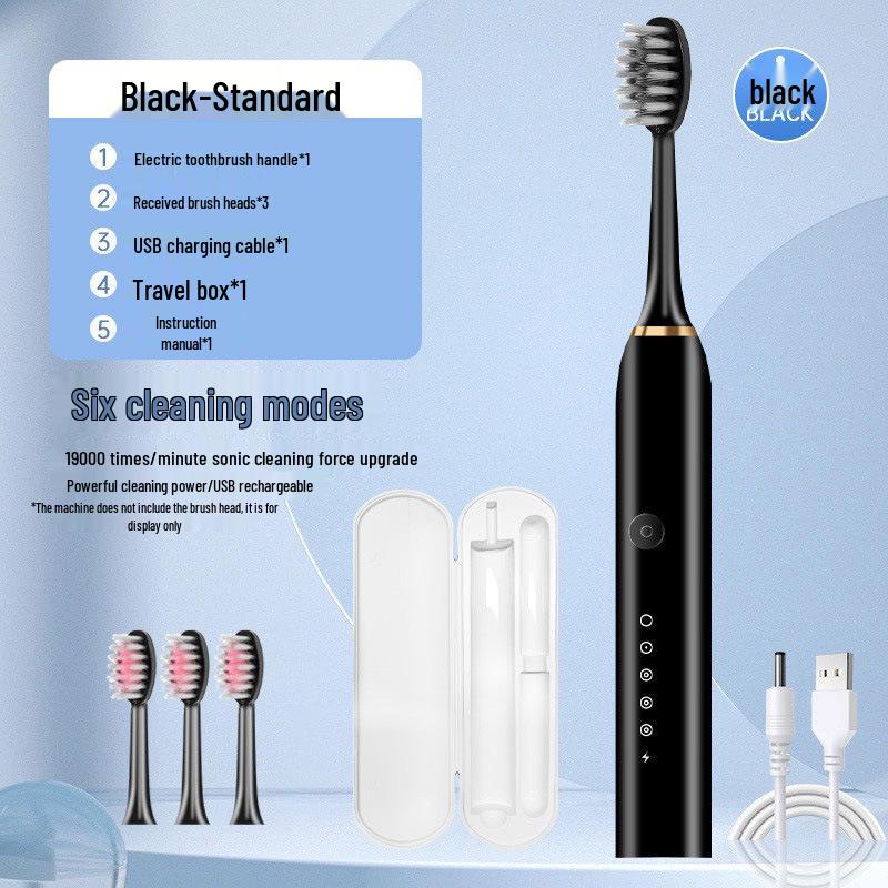 „Intelligente elektrische Schallzahnbürste für Paare – länderübergreifendes Laden, weiche Borsten, automatische Reinigung.“
