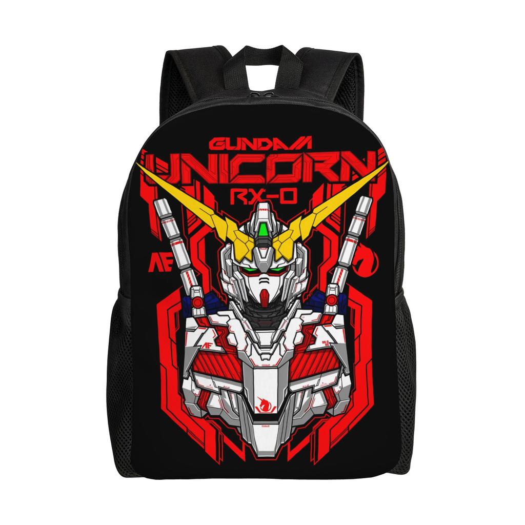 Personalized Gundams Backpacks Men Women Casual Bookbag for School College Anime Bags