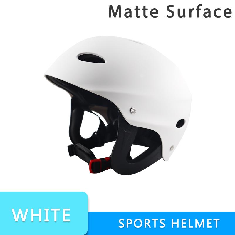 Water Sports Helmet ABS+EVA Half Shell for Kayak SUP Wakeboard Skateboard, Adjustable Vented