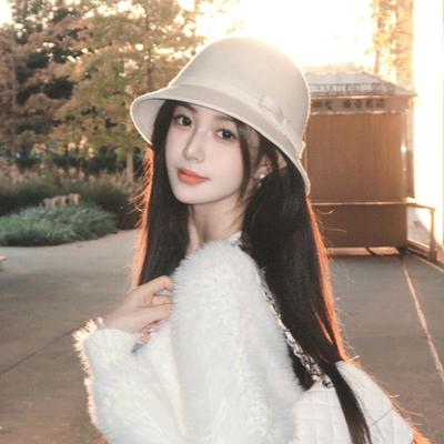 Kopułkowy filcowy kapelusz typu fedora Vintage Bucket Cap Modna czapka typu panama dla kobiet