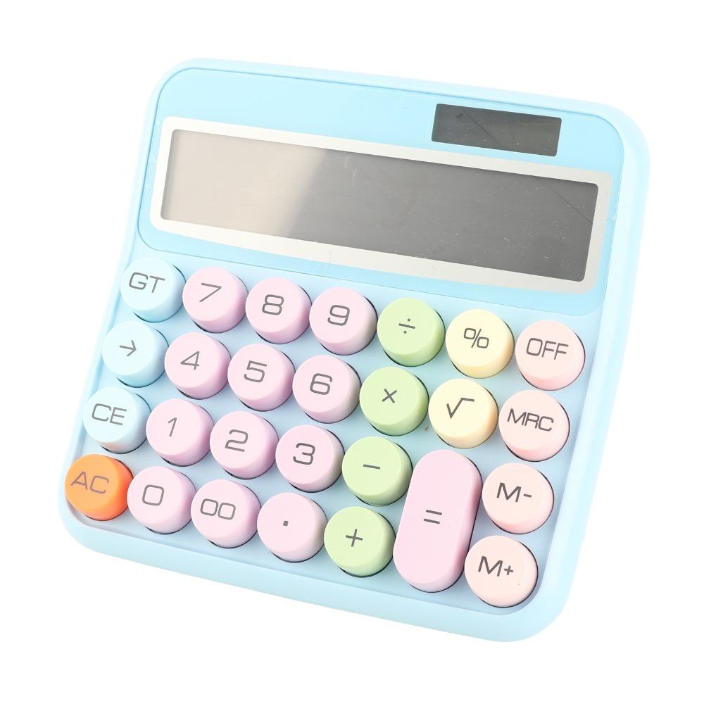 12 Digit Mechanical Calculator ABS Desk Calculator Large Desktop Calculator Business