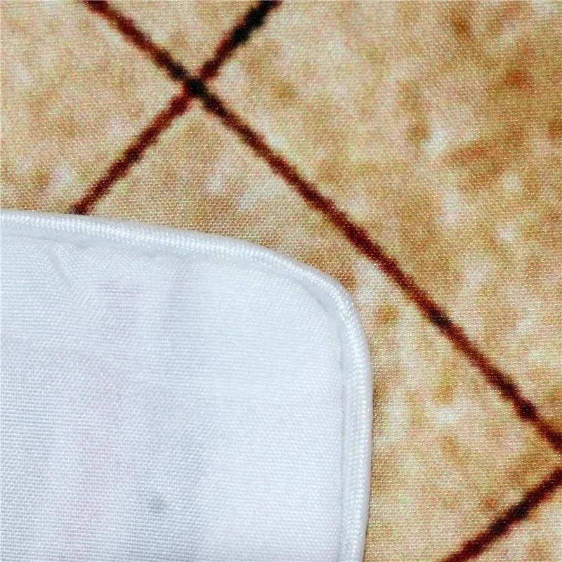 Comforter Bedclothes Brown Double Bed Home Textile Map Comforter Bedding Set Queen Size Bedding Set Luxury S