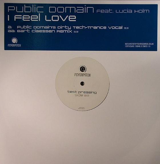 

12inch Record PUBLIC DOMAIN, LUCIA HOLM - I Feel Love 12FEVDJ18 Feverpitch 2006 UK Dance & Electronica Used