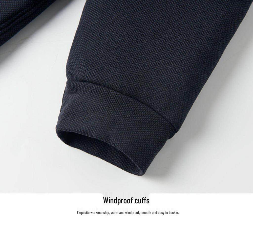 2025 Thickened Fleece-Lined Wool Cotton Jacket, Dad Style, for Middle-Aged & Elderly Men, Warm Plus-Size Coat