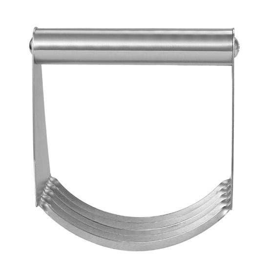 Stainless Steel Pastry Cutter Professional Dough Blender with Ergonomic Handle Heavy Duty Butter Dough Cutter Tool for Biscuits Pie Crusts