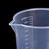 Clear Plastic Graduated Measuring Cupws Househould Portable Baking Beaker Liquid Measure Jug Transparent Cup Container