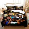 Set Biancheria da Letto Rapper Rod Wave Stampa 3D Copripiumino Set Letto Coperta Federa Piumone King Queen Size per Ragazzi Adulti