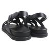 Pristine HERMES Sandals Hercules Black Navy Leather Mens 44 Used