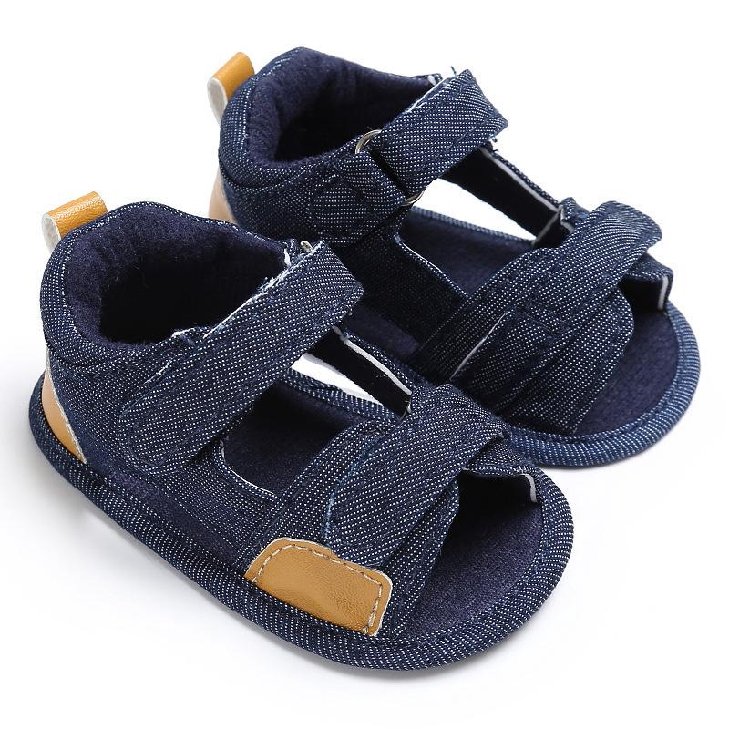 Baby Shoes Sandals In Summer 0-1 Years Old Male Baby Shoes Soft Soles of Magic Stickers