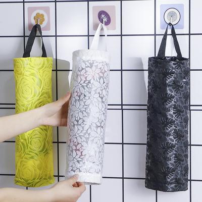 Trash Hanging Storage Plastic Bags Organization Kitchen Dispenser Garbage Wall Mounred Grocery Holder Home