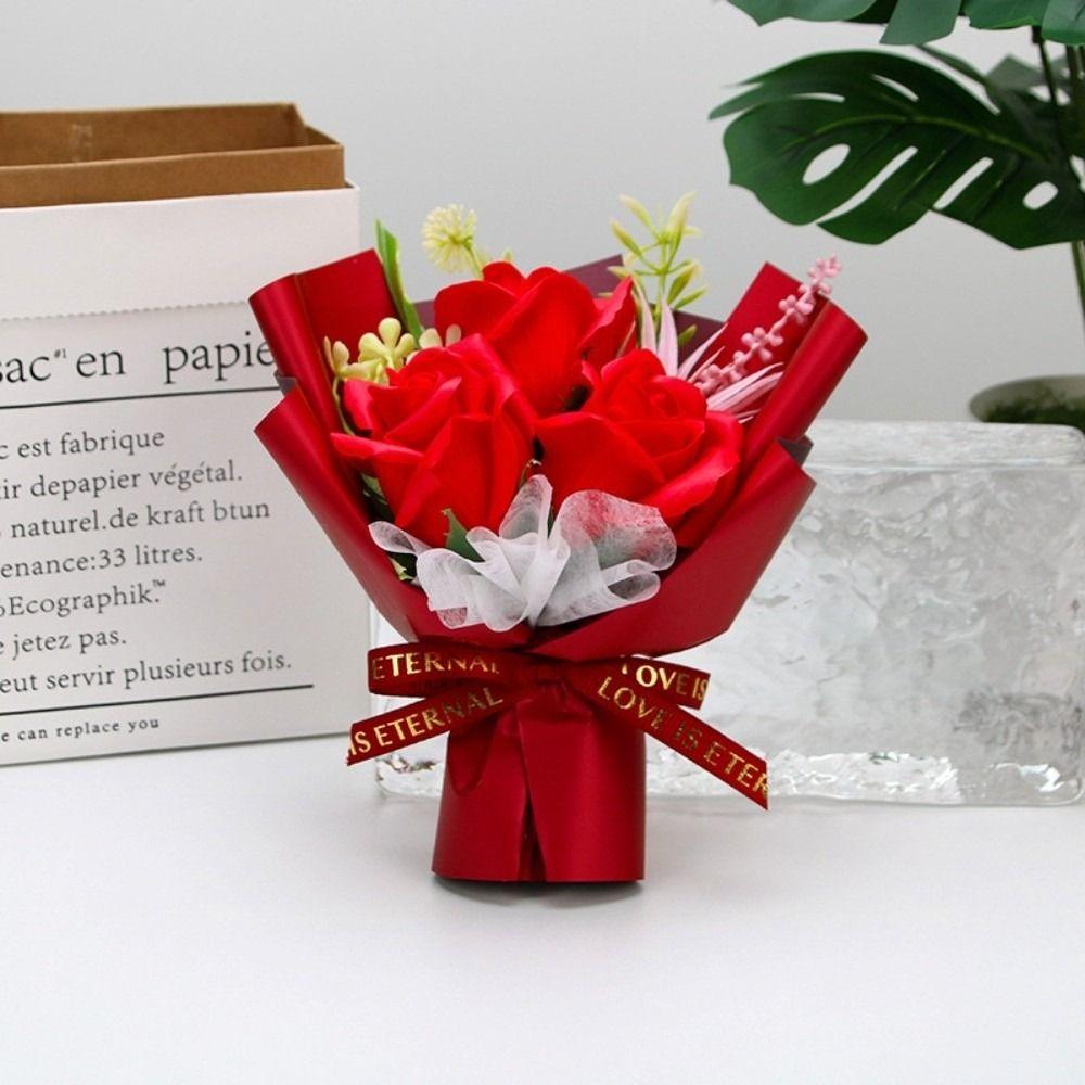 Forever Gift Graduation Bouquet Artificial Rose Flower Bouquet  Birthday Bouquet Gift