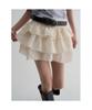 8SECONDS Tiered Mini Skirt Ivory