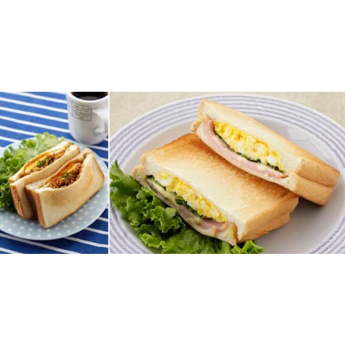 Shimomura Kihan Hot Sandwich Maker (also doubles as a frying pan) [Made in Japan] Compatible with direct heat and induction, fits all crusts, securely