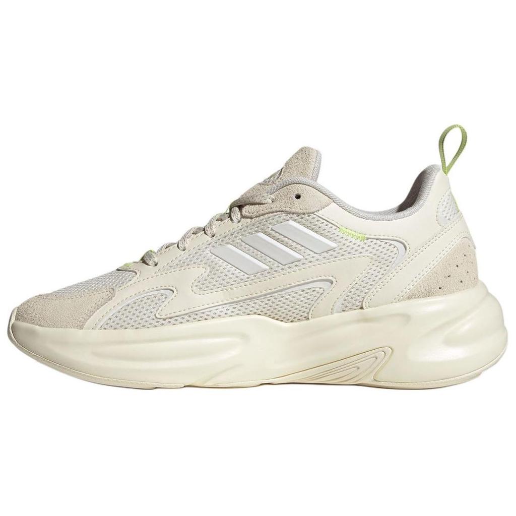 Adidas Ozwave Comfortable Thick Sole Low Top Dad Shoes Unisex Sneakers Cream-White JI1588