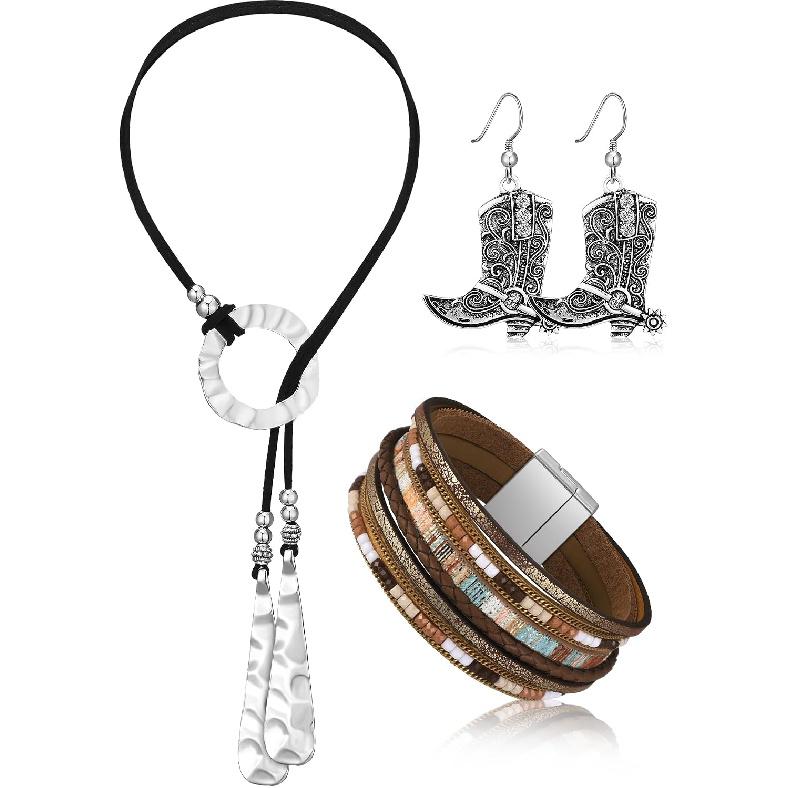 Inbagi 3 Pcs Boho Western Jewelry for Women