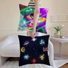 Character S-Saiko Sakura Cushion Cover Breathable Linen Pillowcase Summer Odorless Eco-Friendly Invisible Zipper Washable