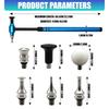 Lightweight Handle Body Repair Tool Set with Extendable Reach and Head Forms for Bodywork and Detail Work