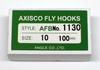 AXISCO Fly Hooks (100-Pack) AFB 1130-#10 Fishing Hooks