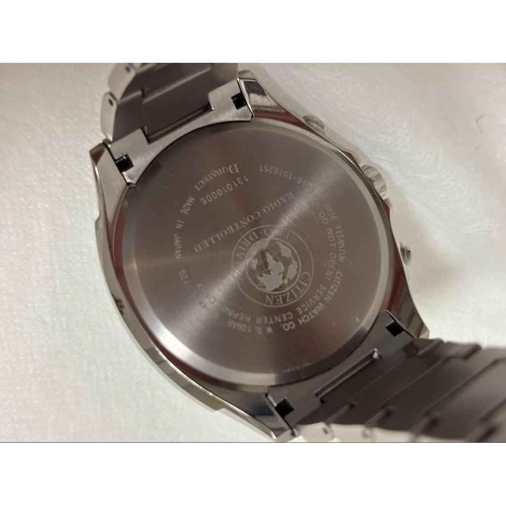 Used CITIZEN Eco-Drive ATTESA Chronograph E610-T016251 Attesa MEN DIVER Radio-controlled
