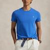 Polo Ralph Lauren Einfarbiges Logo Rundhals Kurzarm T-Shirt Herren Oberteile Blau 710671438-411