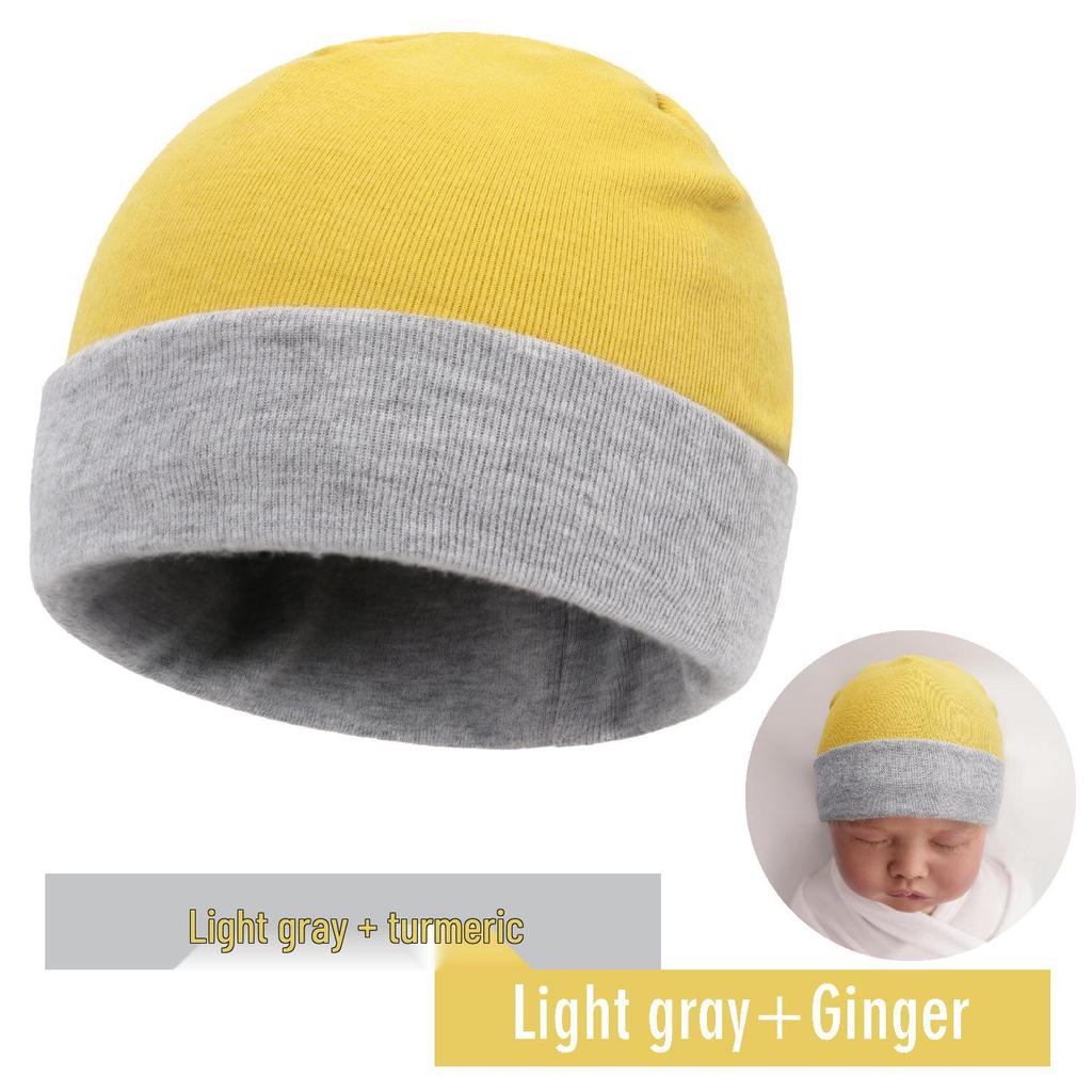 Matching Color Brushed Cap for Newborns: Spring, Autumn & Winter Styles, Double Size, 28 Colors