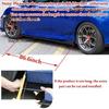 FOR VOLVO V60 V90 2M Car Side Skirt Extension Plate Lip Separator Bumper 2.18M Racing Side Spoiler Universal Car Side