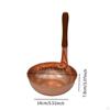 23cm Diameter Copper Soup Pot Multifunctional Heating Boiling Saucepan for Home Use