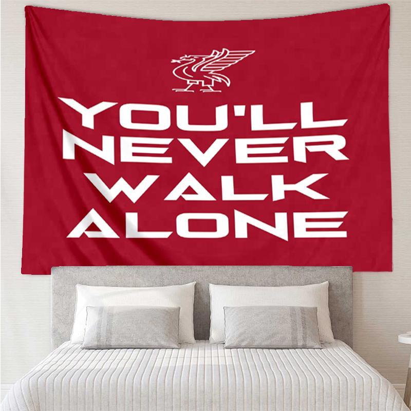 Liverpool Football Club Print Wandkleed, Achtergrond, Eenvoudige Installatie, Ideaal voor Slaapkamer, Kantoor & Woonkamer, met Esthetische Wanddecoratie.