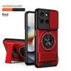 Armor Car Magnetic Ring Case For Motorola Moto G56 G86 G35 G55 G34 G54 G64 G84 G13 G23 G53 Lens Protect Cover Stand Holder Funda