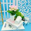 Small Decorative Items Such As Triangular Rose Mini Bonsai Artificial Flowers Artificial Green Plants and Artificial Potted Plants for Decoration