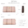 K-PARTS Bebe Dayan Embossed Wrap Long Zipper Wallet for Women and Girls, Featuring a Cute Bebe Dayan Cat Design, Perfect as a Gift or Present, with a