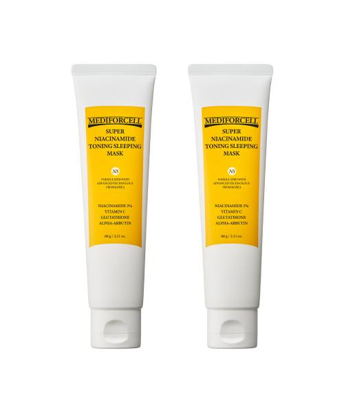 [2PACK] Medipocell Super Niacinamide Toning Sleeping Mask 60g