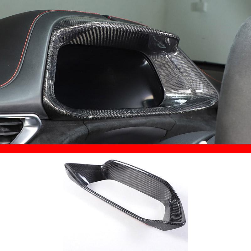 For Lotus EMIRA 2025-2025 Real carbon fiber Car steering wheels Console Gear Shift Panel Cover Trim Sticker Car Accessories