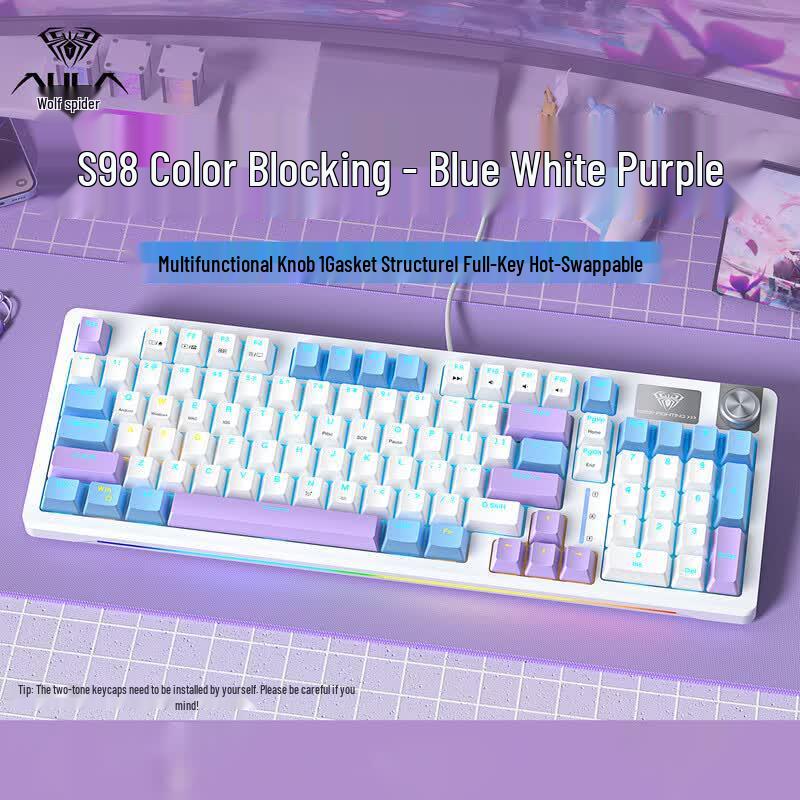 AULA S98 Gasket Hot-Swappable Mechanical Gaming Keyboard