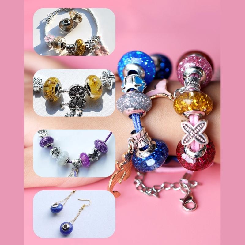 Diy Crystal Epoxy Mold 6 Grids Ball Earrings Bracelet Mirror Resin Mold Beads Silicone Mold for Diy Pendants Making