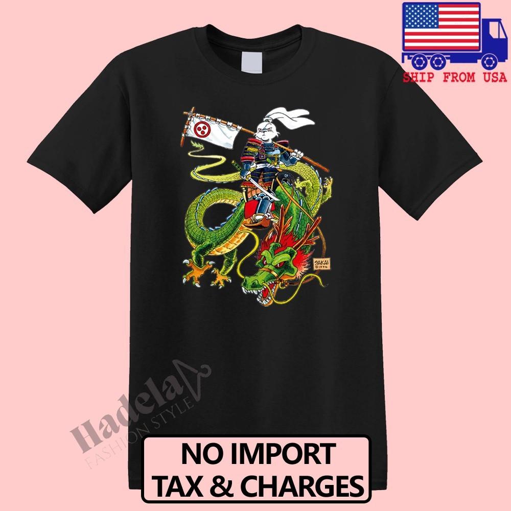 Usagi Yojimbo Dragon Men s Black Size S-5XL XXXL