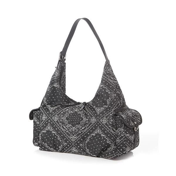 Samsonite Red Ciiel Pattern Hobo Bag Black Paisleys Uw8A9006