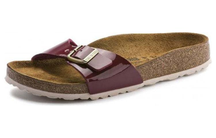 Birkenstock Comfortable Round Toe Slide Slippers Women s Russet 1013082 37