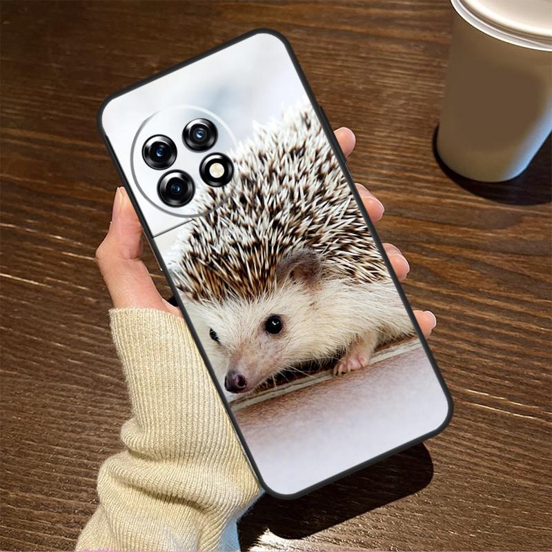 Cute Little Hedgehog For OnePlus 15 13 12 11 15R 13R 12R 8T 10T 13T Case For OnePlus Nord 5 CE 2 3 4 Lite N20 N30