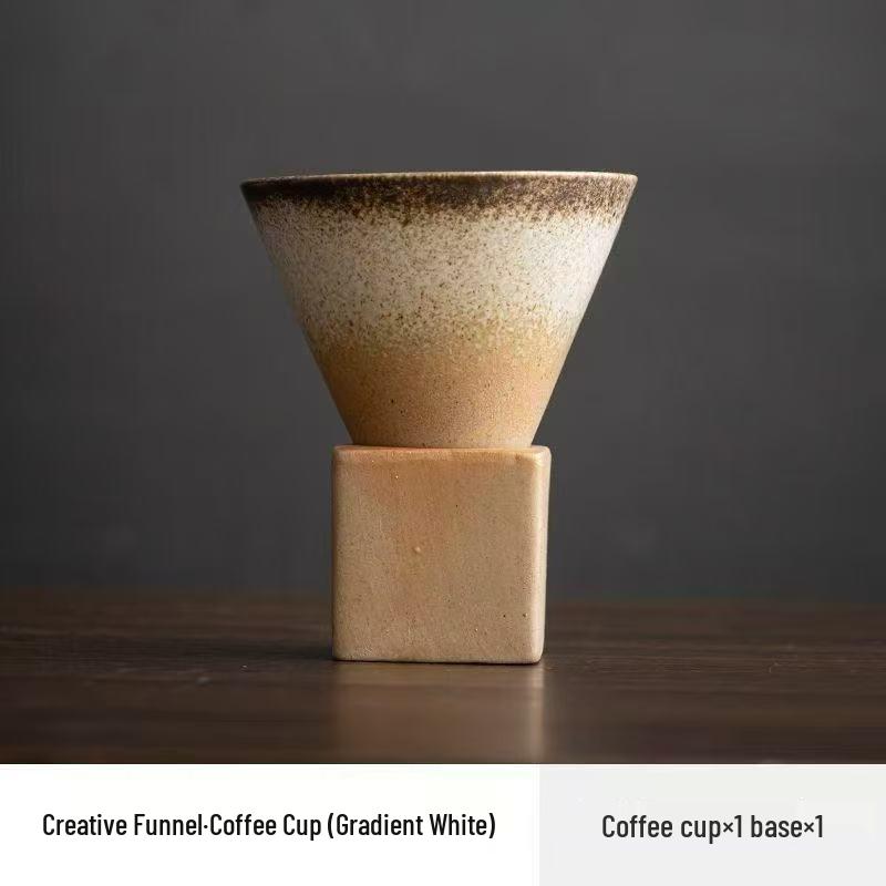 Japanese Retro Ceramic Latte Art Mug