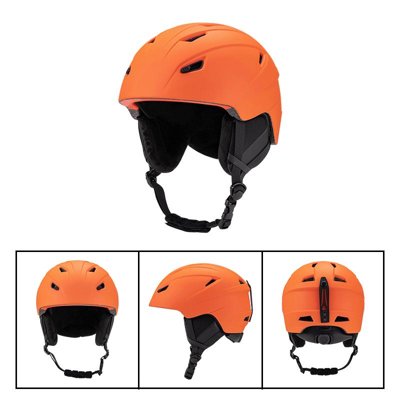 High Quality Dual Sport Winter Ski and Snowboard Helmet ABS+PC Material Middle Covered Customized for Unisex Use