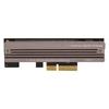 M.2 NVMe SSD To PCIE 4.0 Adapter Card 64Gbps Support X4 X8 X16 Slot SSD Expansion Card for 2280 2260 2242 2230 SSD