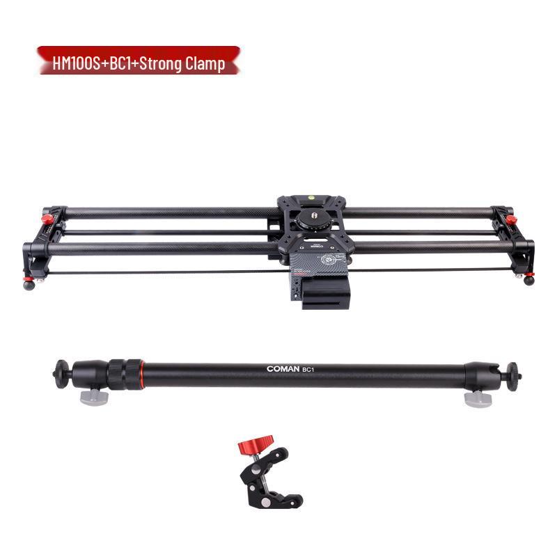 HM80S Electric Carbon Fiber Camera Slider for DSLR - Time-Lapse & Follow Focus Control